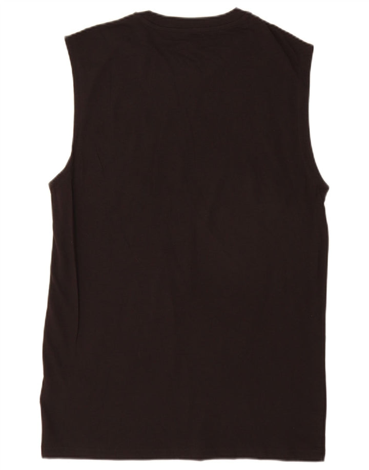 Puma Herre Grafisk Vest Top Medium Sort Bomuld