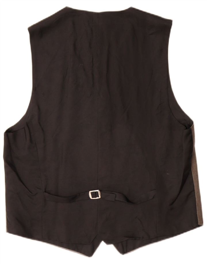 Vintage herrevest IT 52 Stor brun polyester