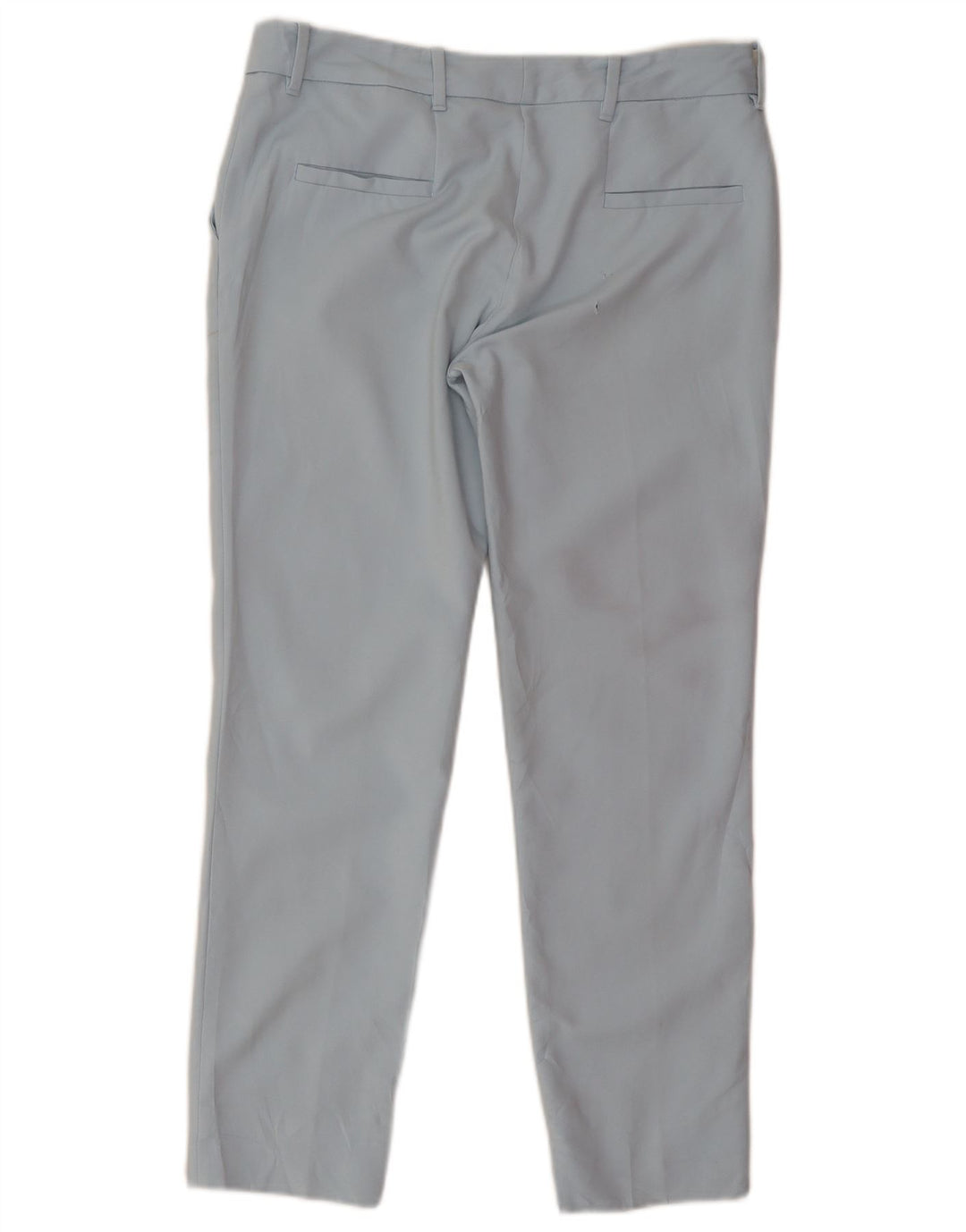 Zara Dame Crop Chino Bukser Medium W30 L26 Blå