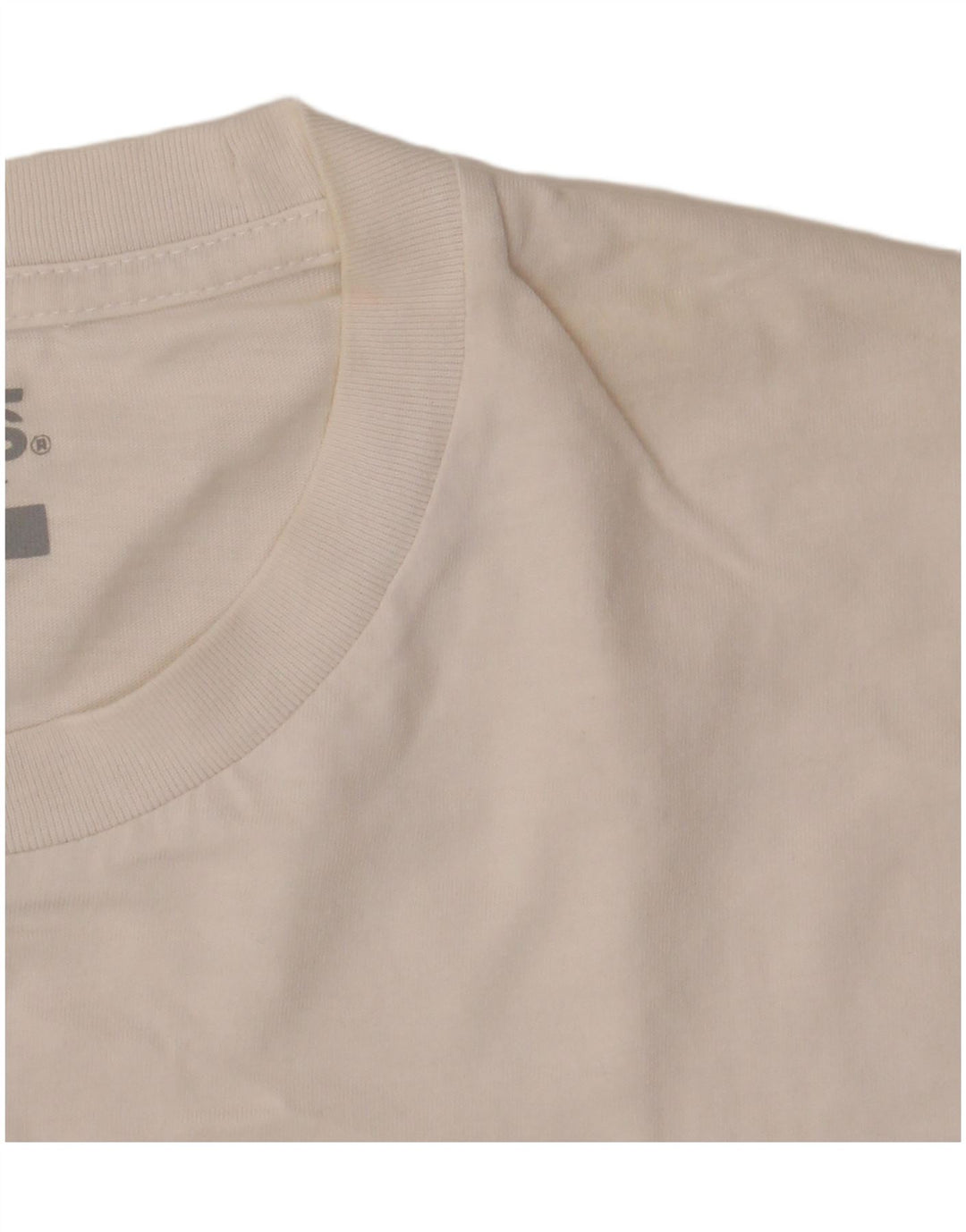 Vans Herre Classic Fit T-Shirt Top Medium Hvid Bomuld
