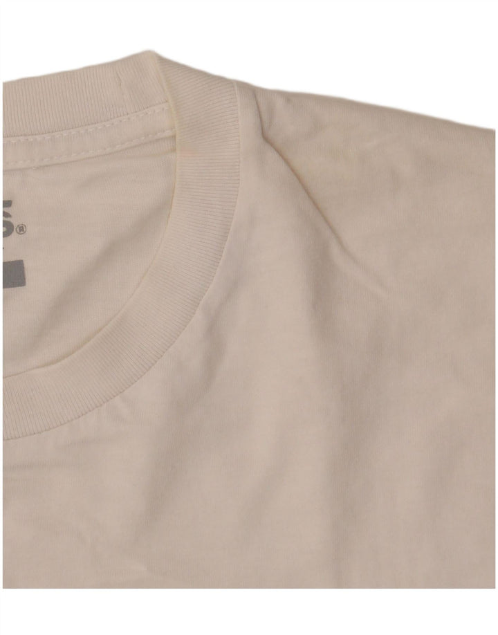 Vans Herre Classic Fit T-Shirt Top Medium Hvid Bomuld