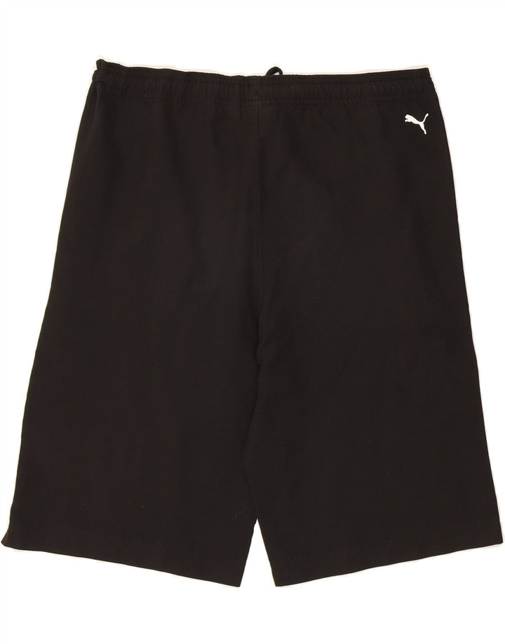 PUMA Boys Sport Shorts 15-16 Years  Black Vintage Puma and Second-Hand Puma from Messina Hembry 
