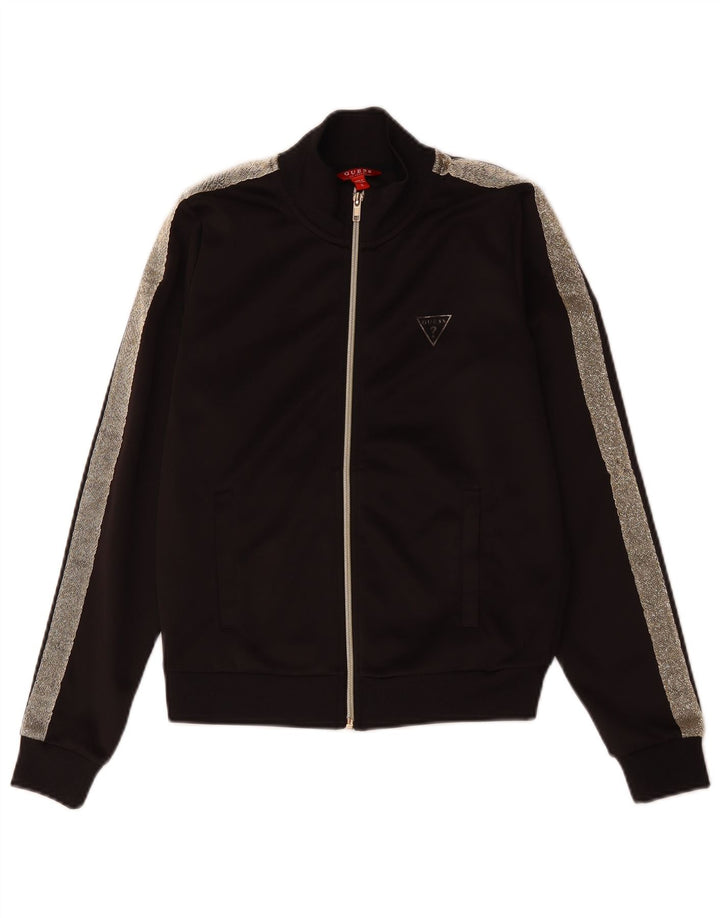 Guess fuld træningsdragt til kvinder Small W28 L27 Sort Colourblock Polyester