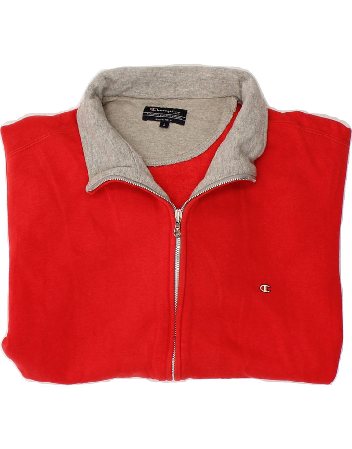 CHAMPION Mens Tracksuit Top Jacket Large Red Cotton Vintage Champion and Second-Hand Champion from Messina Hembry 