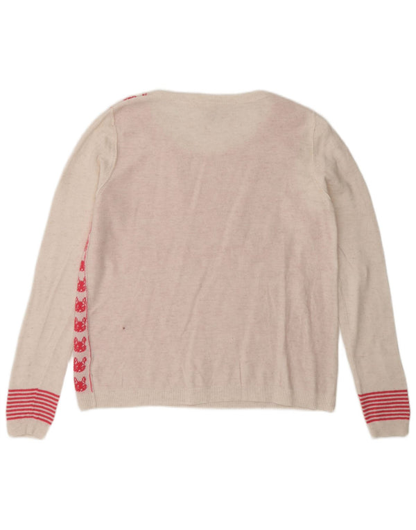 White Stuff Dame Boat Neck Jumper Sweater UK 12 Medium