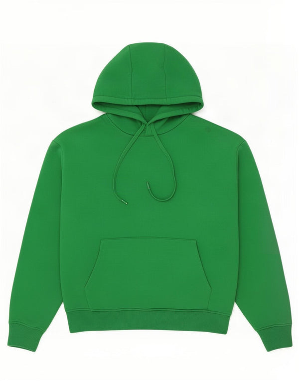 Zara Mens Loose Fit Hoodie Jumper Small Green Cotton