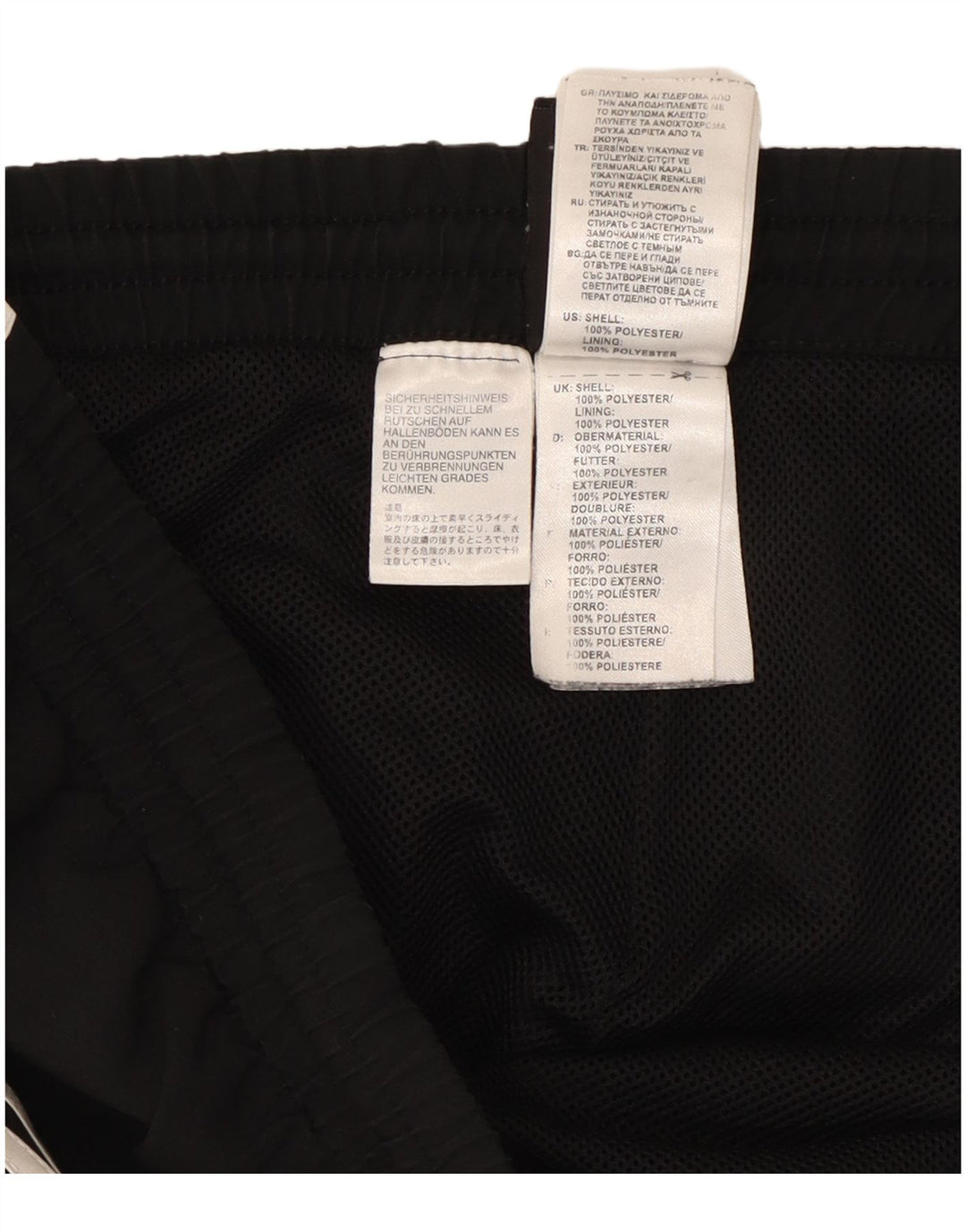 Adidas Træningsdragt til mænd Joggers UK 40/42 Medium Sort Polyester