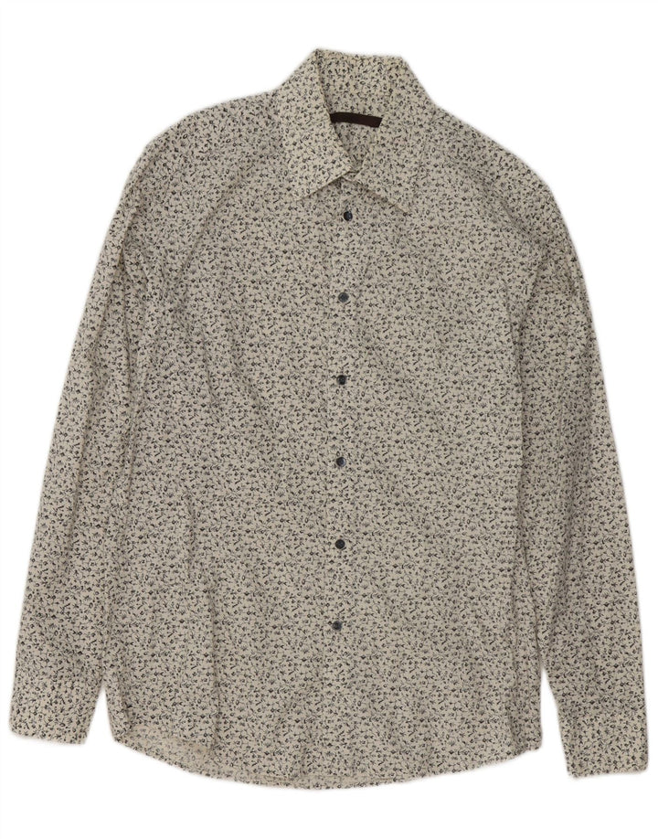 Reiss Herreskjorte Medium White Floral Bomuld