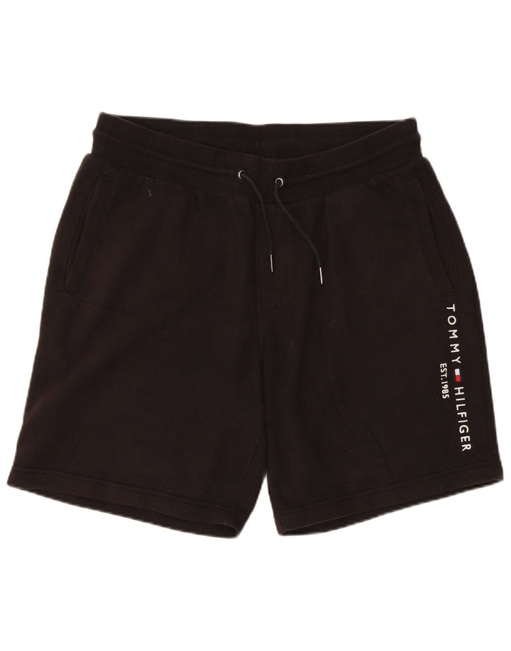 Tommy Hilfiger Herre grafiske sportsshorts Medium sort bomuld