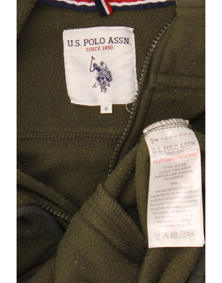 U.S. POLO ASSN. Herre fleecejakke lille Khaki Polyester
