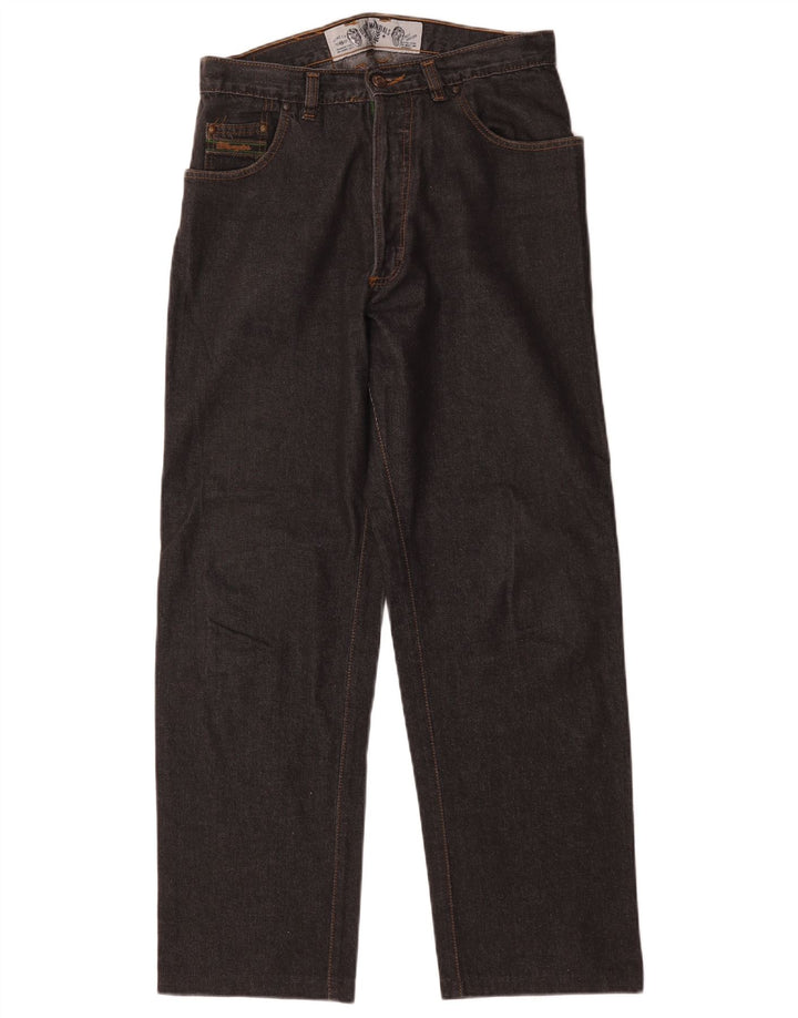Wrangler Straight Jeans til mænd W32 L29 sort bomuld
