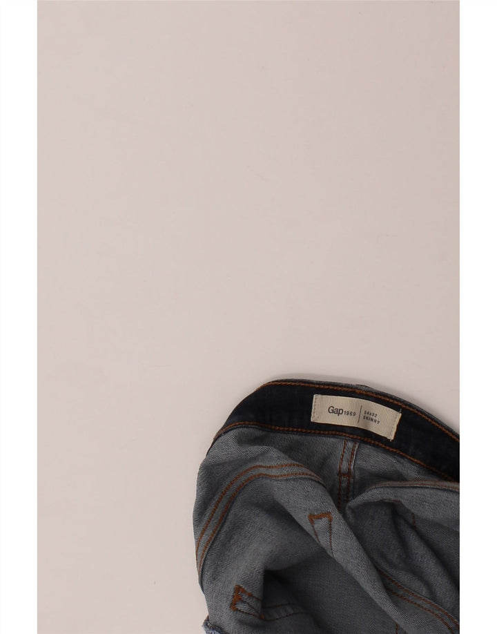 GAP Womens Skinny Jeans W34 L32 Blue Vintage Gap and Second-Hand Gap from Messina Hembry 