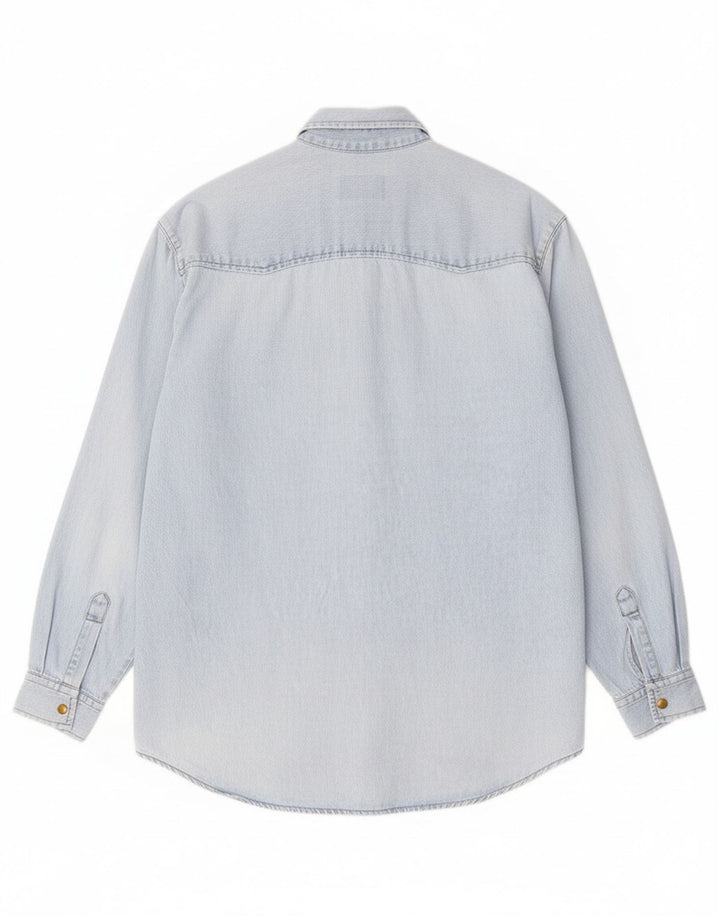 Armata Di Mare Herre Denim Shirt Medium Blue Bomuld