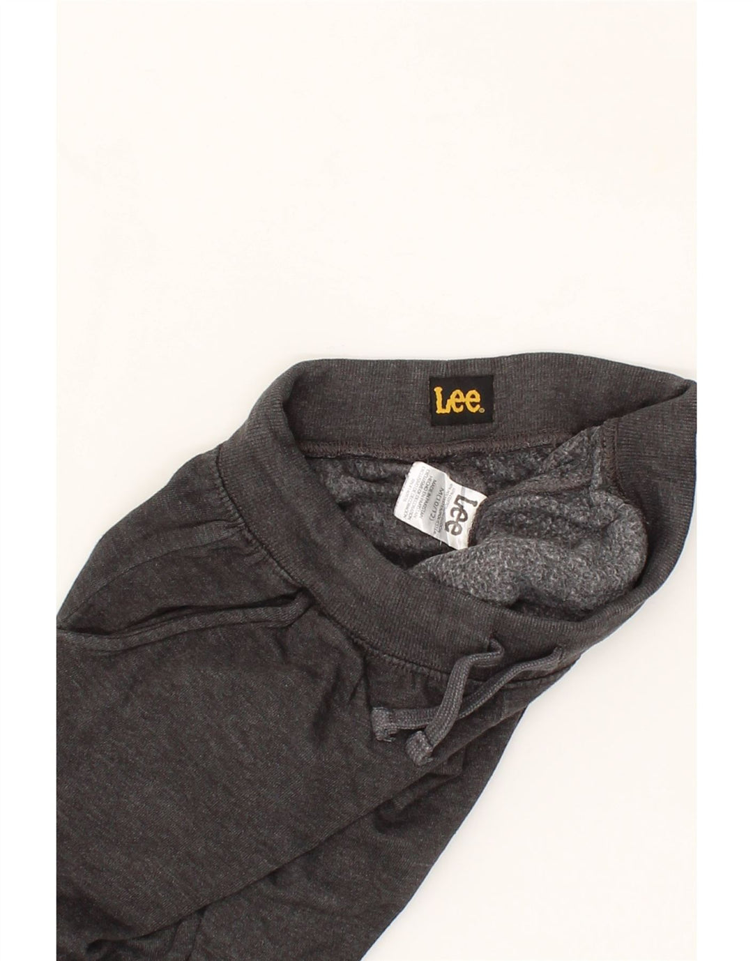 LEE Boys Tracksuit Trousers Joggers 10-11 Years Medium Grey Flecked Cotton Vintage Lee and Second-Hand Lee from Messina Hembry 