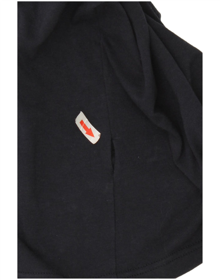 Kappa Dame T-Shirt Top UK 14 Large Navy Blue