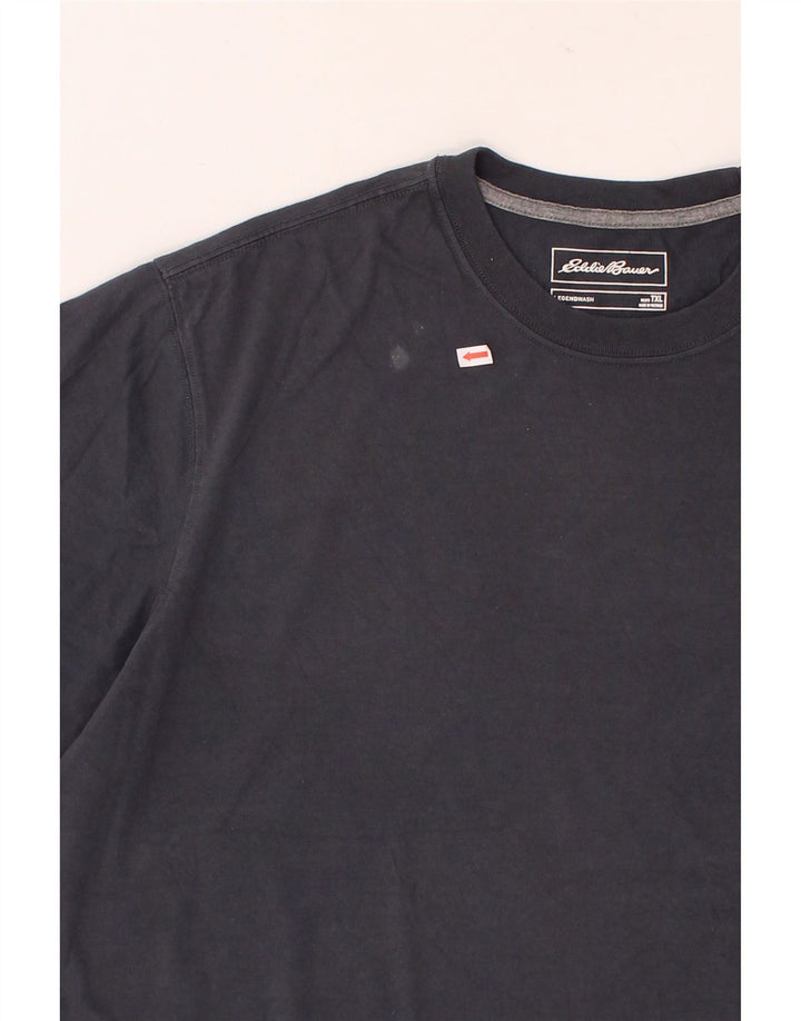 EDDIE BAUER Mens T-Shirt Top XL Grey Cotton Vintage Eddie Bauer and Second-Hand Eddie Bauer from Messina Hembry 