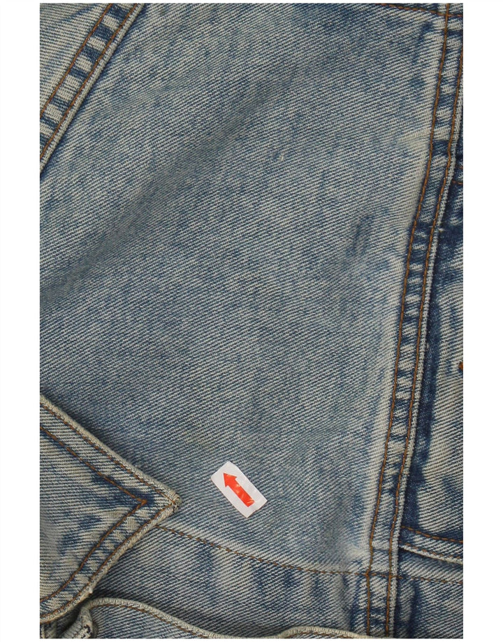 ONYX Womens Crop denimjakke UK 14 Medium Blue Bomuld