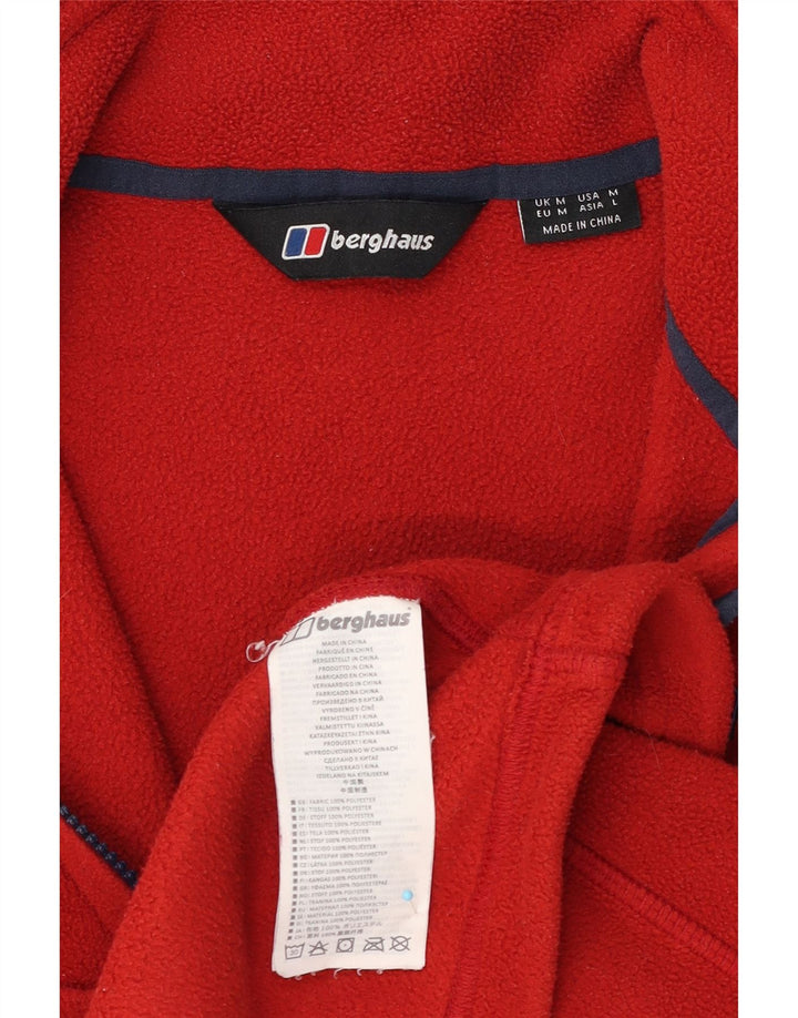 Berghaus Herre Fleecejakke UK 38 Medium Rød Polyester