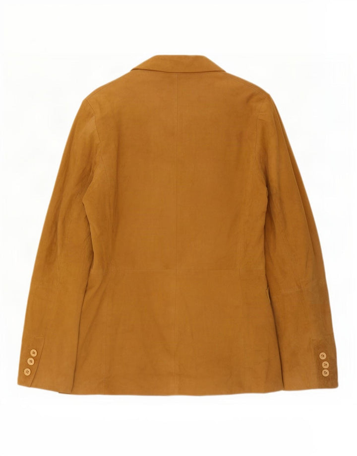 Conbipel Dame 3-knaps læder blazerjakke IT 42 Medium Brun