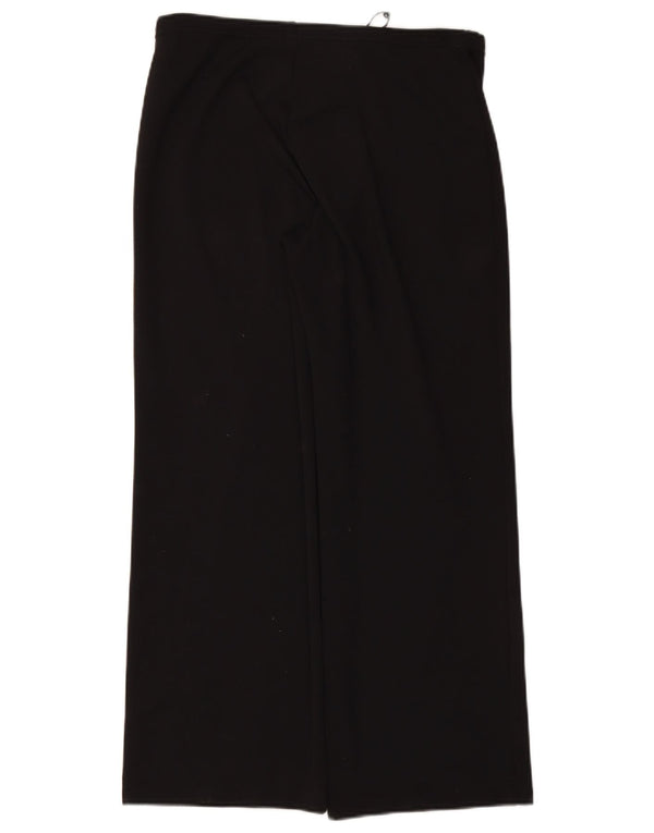 OASIS Womens Wide Leg Tracksuit Bukser Large W32 L28 Sort Polyamid