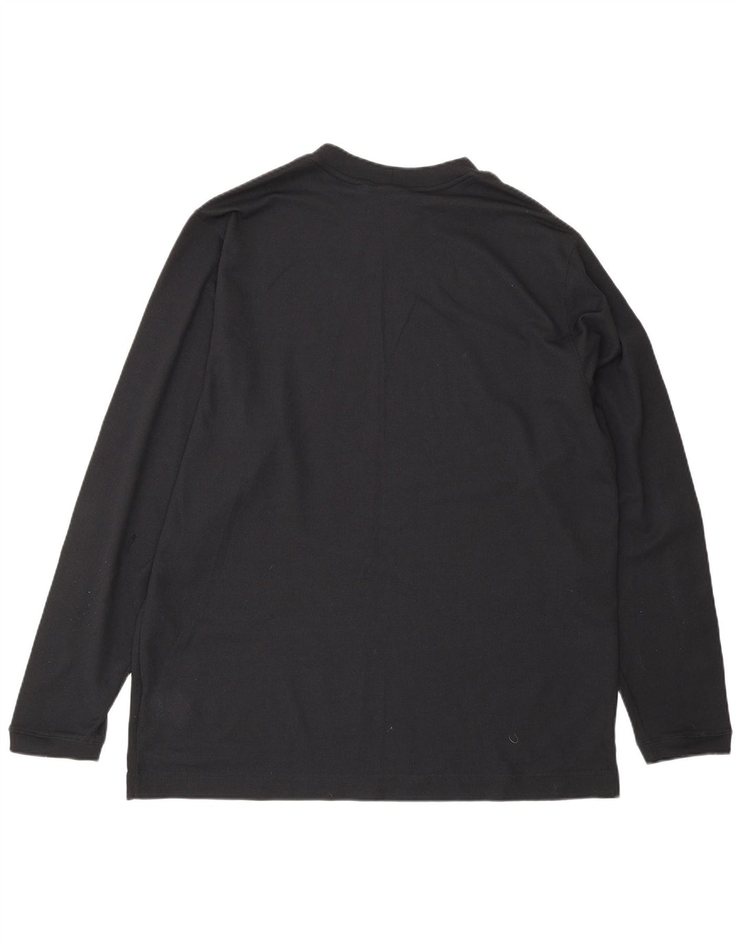 Jordan Herre Grafisk Top Langærmet UK 42/44 Stor Sort Polyester