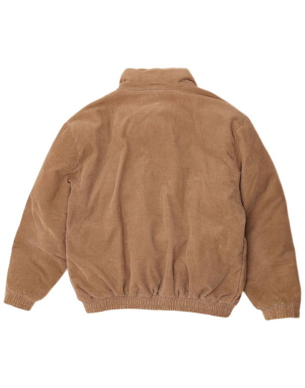 Urban Outfitters Herre Loose Fit Corduroy Jacket UK 36 Small Beige Cotton