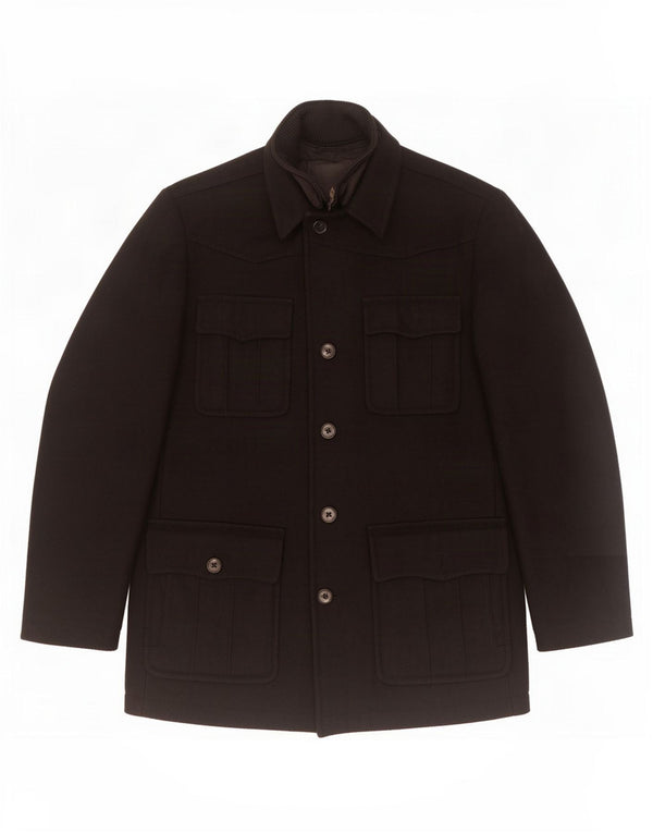 S.Oliver Herre Utility Jacket UK 42 XL Sort Uld