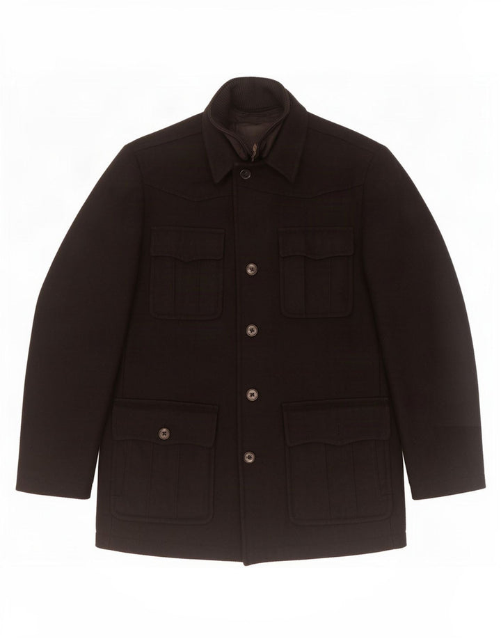 S.Oliver Herre Utility Jacket UK 42 XL Sort Uld