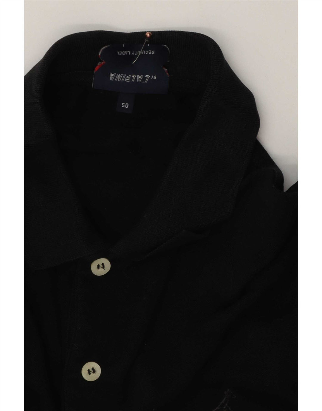 AUSTRALIAN L'ALPINA Poloshirt til mænd IT 50 Medium Sort