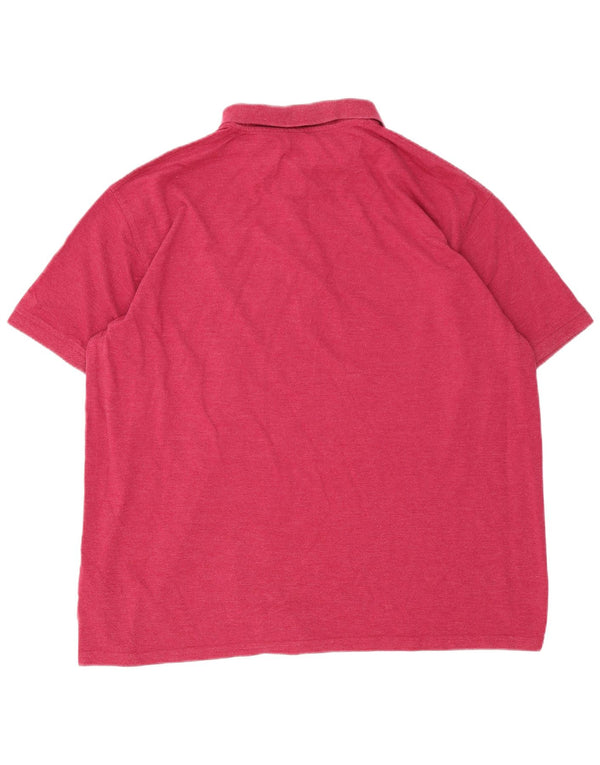 Pringle Mens Polo Shirt 2XL Pink Cotton