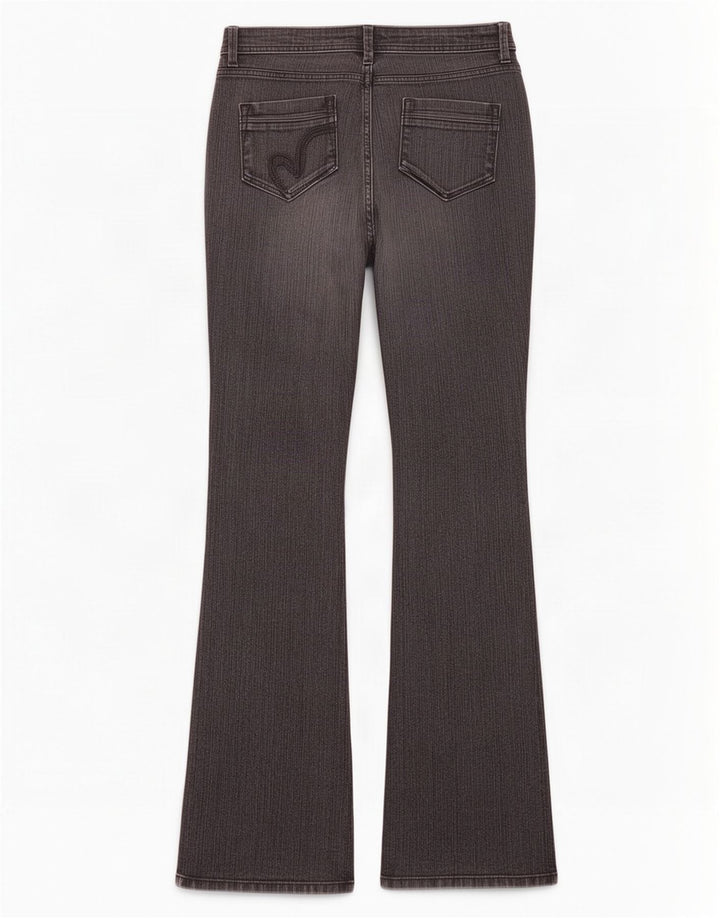 Marks & Spencer Dame Bootcut Jeans UK 12 Medium W30 L34 Grå Bomuld