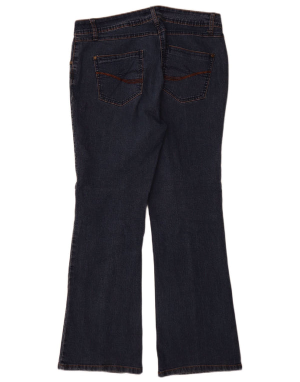 M&Co Dame Bootcut Jeans UK 14 Large W32 L30 Blue Cotton