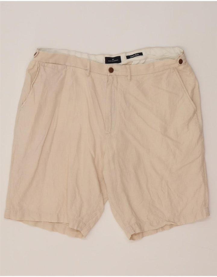 Marks & Spencer Chino Shorts til mænd W42 XL Beige hør