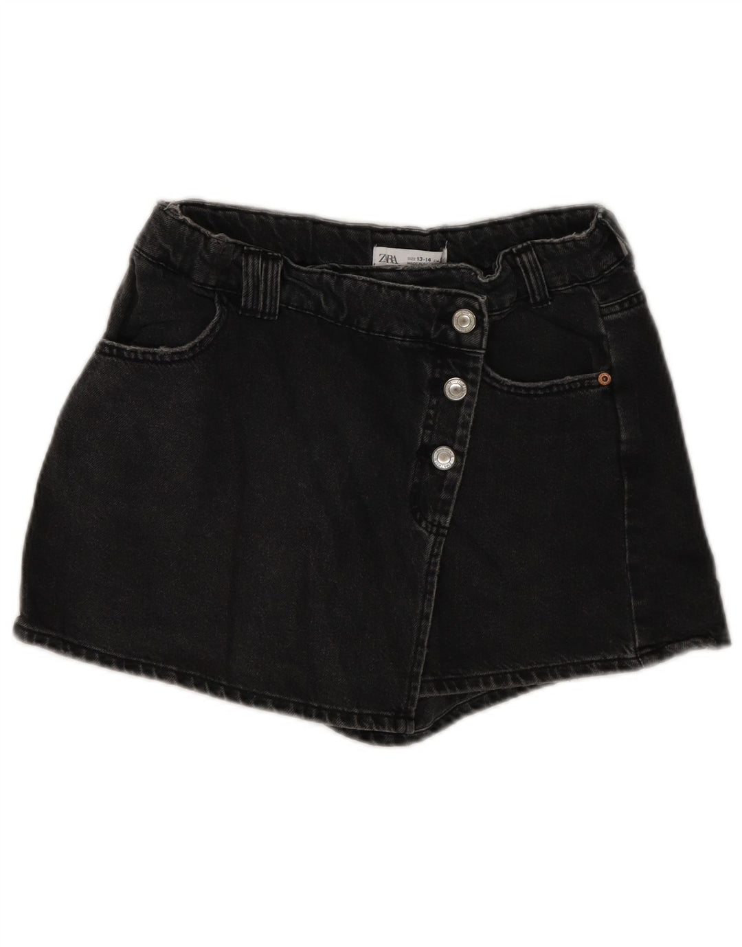 Zara piger denim shorts 13-14 år W28 Grå