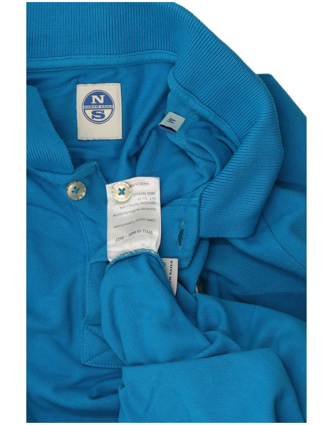 North Sails Herre Polo Shirt Medium Blå Bomuld