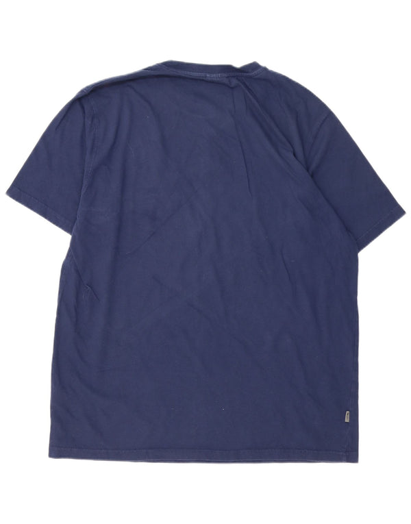 THE NORTH FACE Herre T-Shirt Top XL Marineblå Bomuld