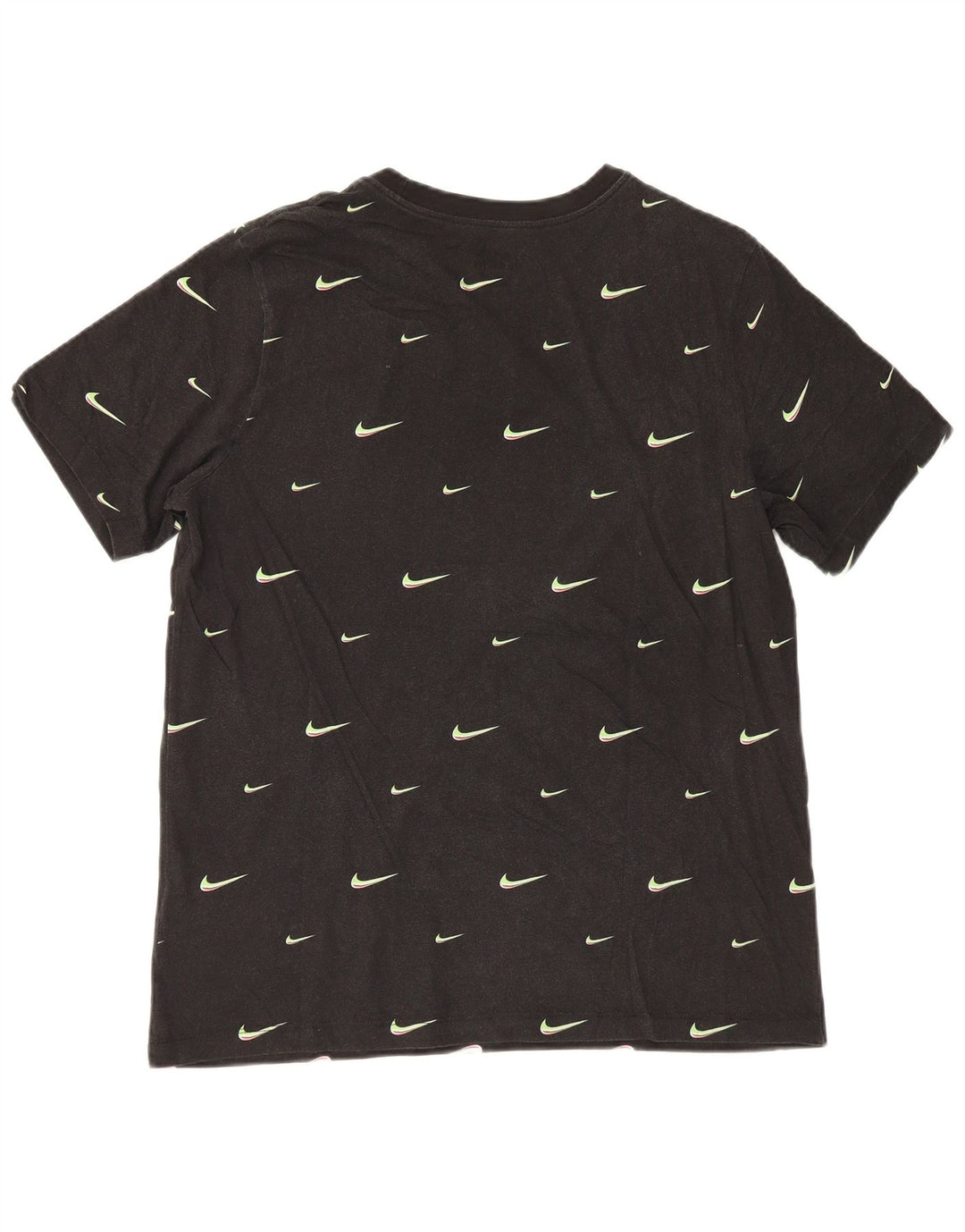 Nike grafisk T-shirt top til mænd, stor sort bomuld