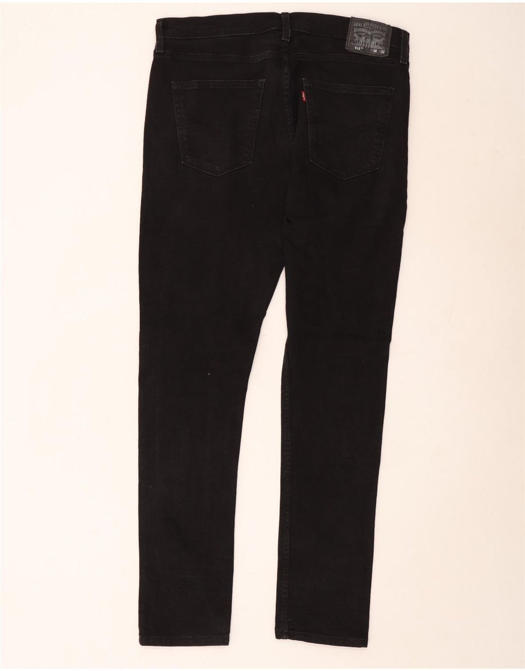 Levi's Herre 512 Slim Tapered Jeans W38 L32 Sort Bomuld