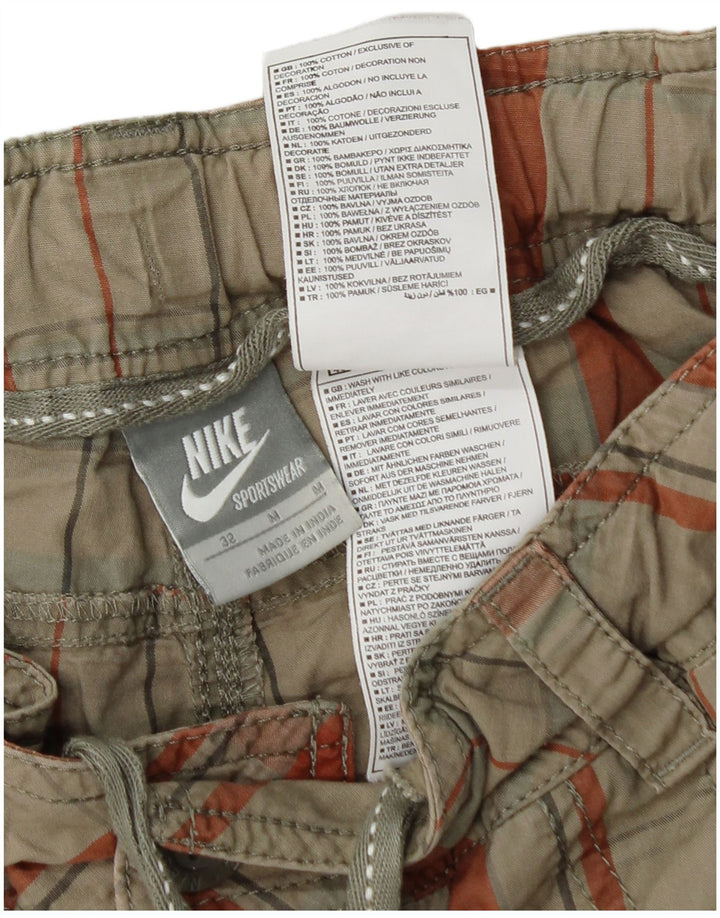 Nike Herreshorts Medium W32 Grøn Plaid Bomuld