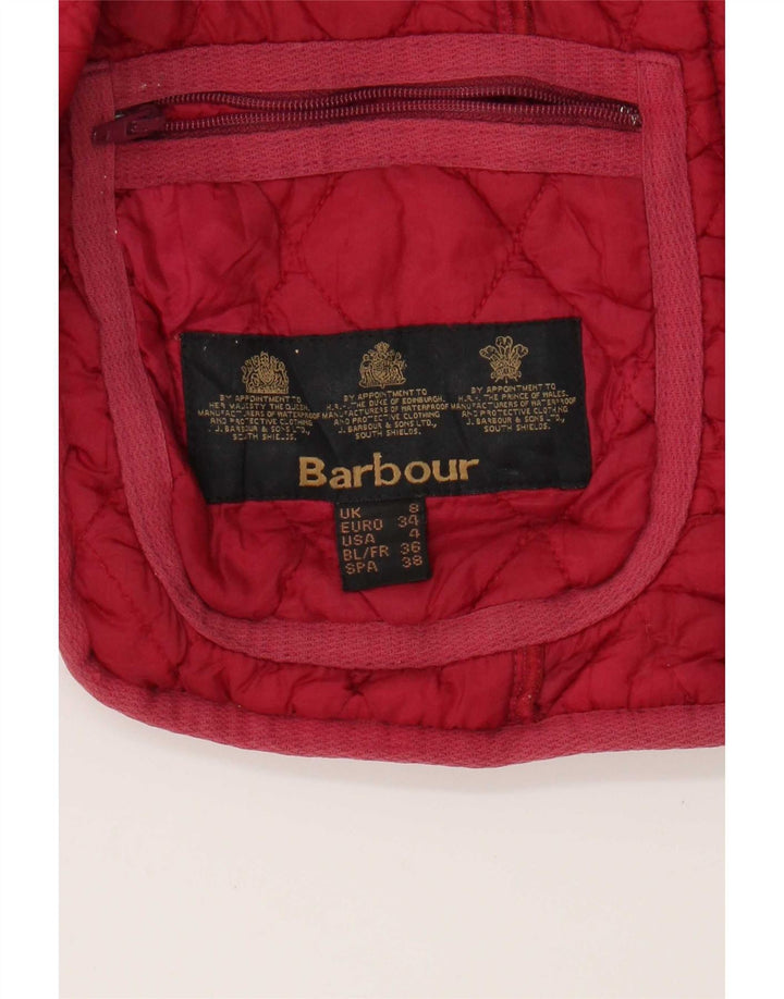 Barbour Herre Quilted Gilet UK 8 Small Pink
