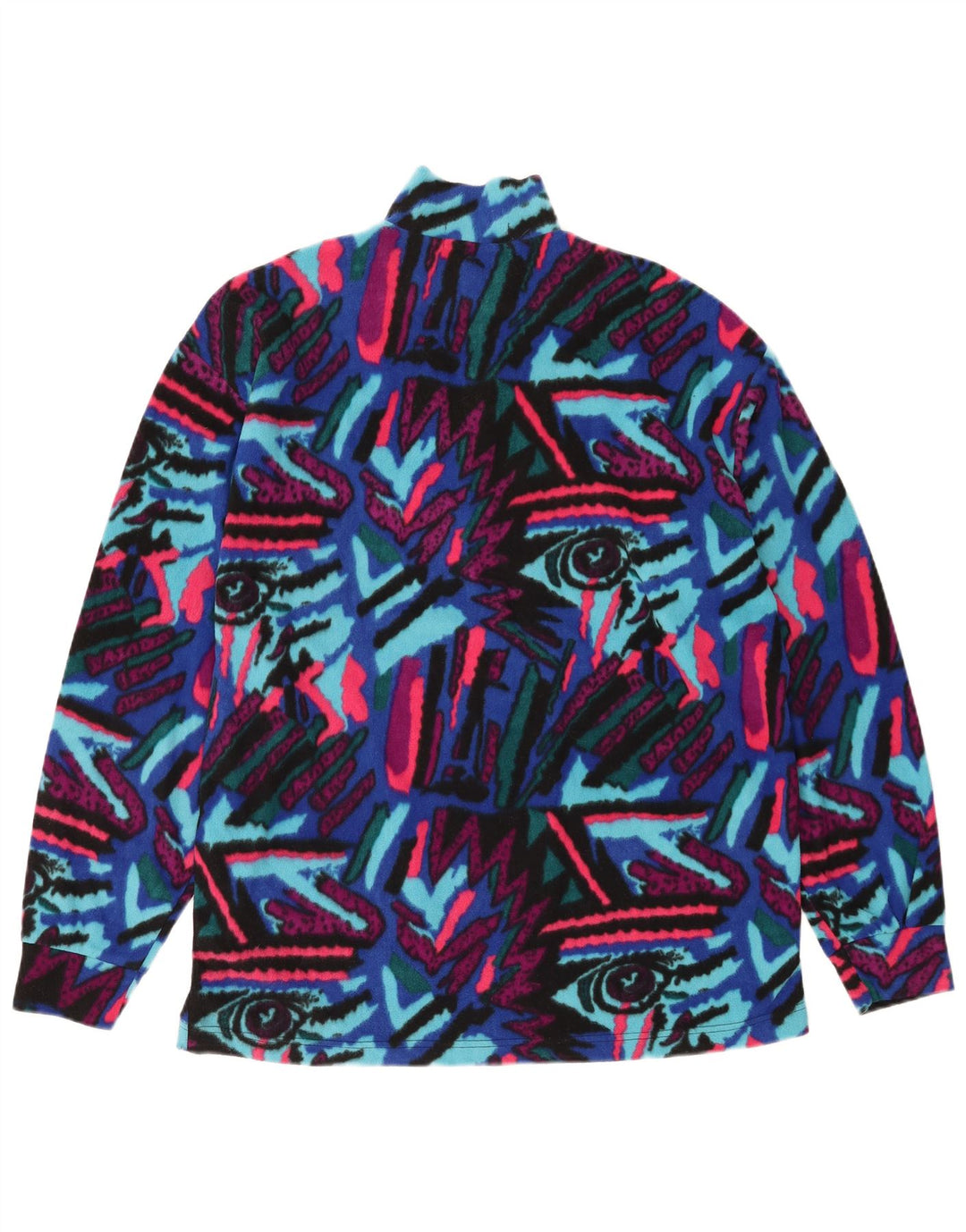 FILA Herre abstrakt mønster Fleece Jumper IT 52 Stor Flerfarvet