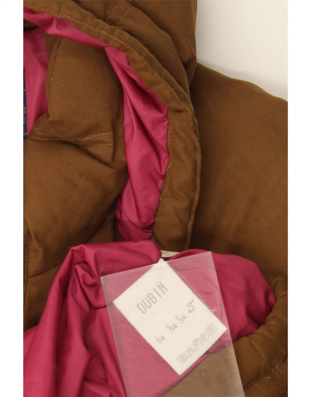 DUBIN Herre Hættejakke IT 54 2XL Brun Polyester