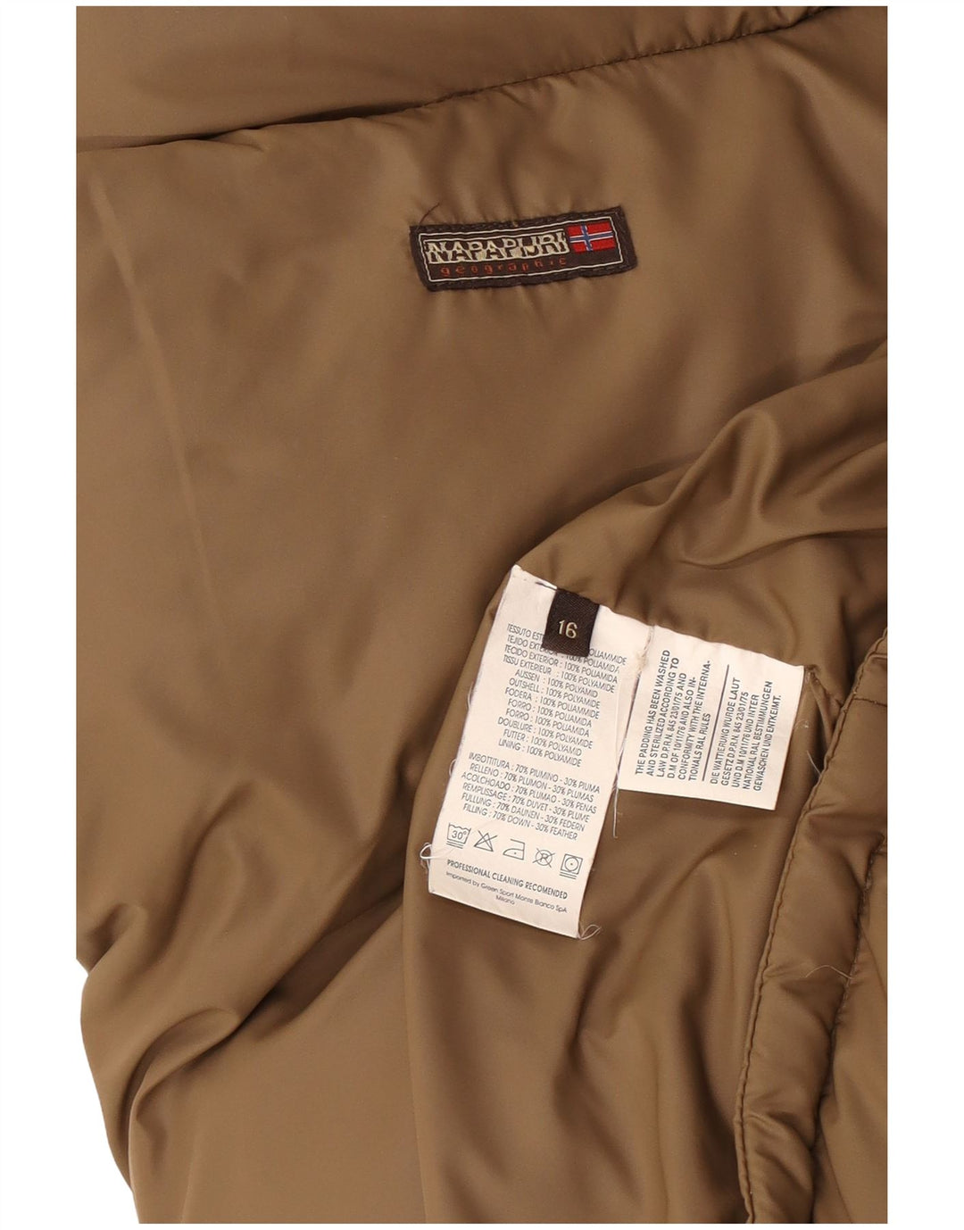 NAPAPIJRI polstret drengebukse 15-16 år beige polyamid