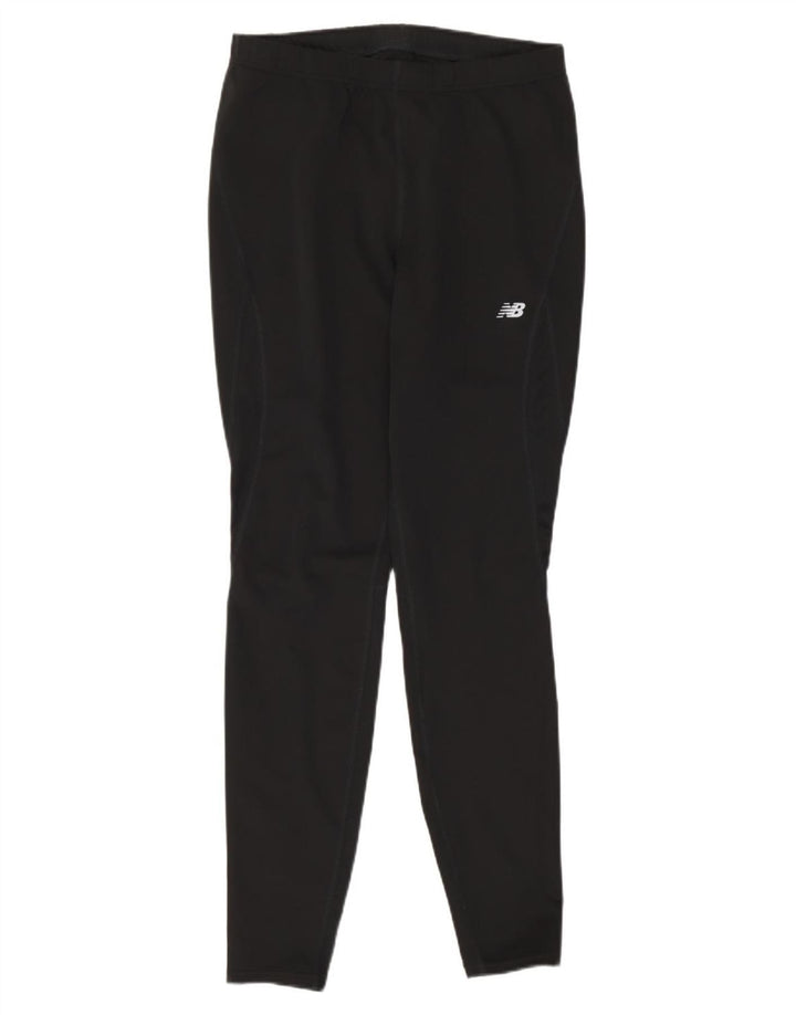 New Balance Dame Leggings UK 14 Large Black Polyester