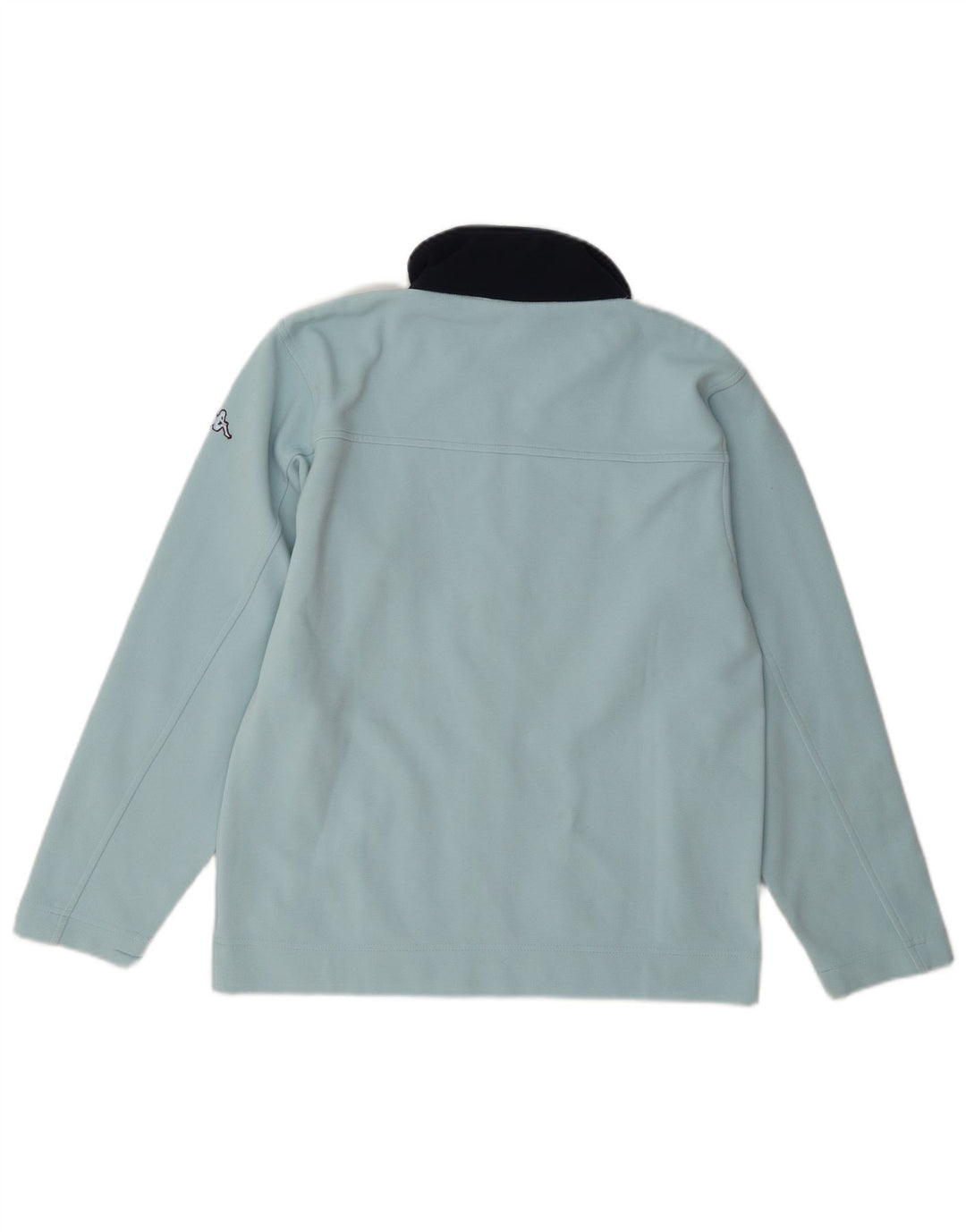 Kappa træningsdragt topjakke til kvinder UK 12 Medium Blue Colourblock Polyester