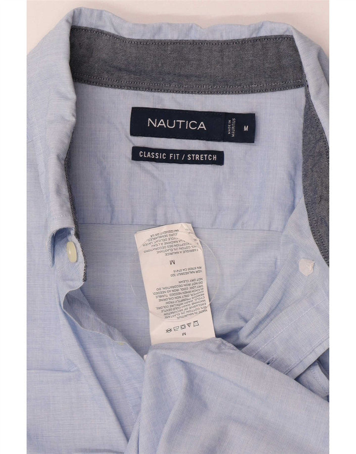 Nautica Herre Classic Fit skjorte Medium Blue Bomuld