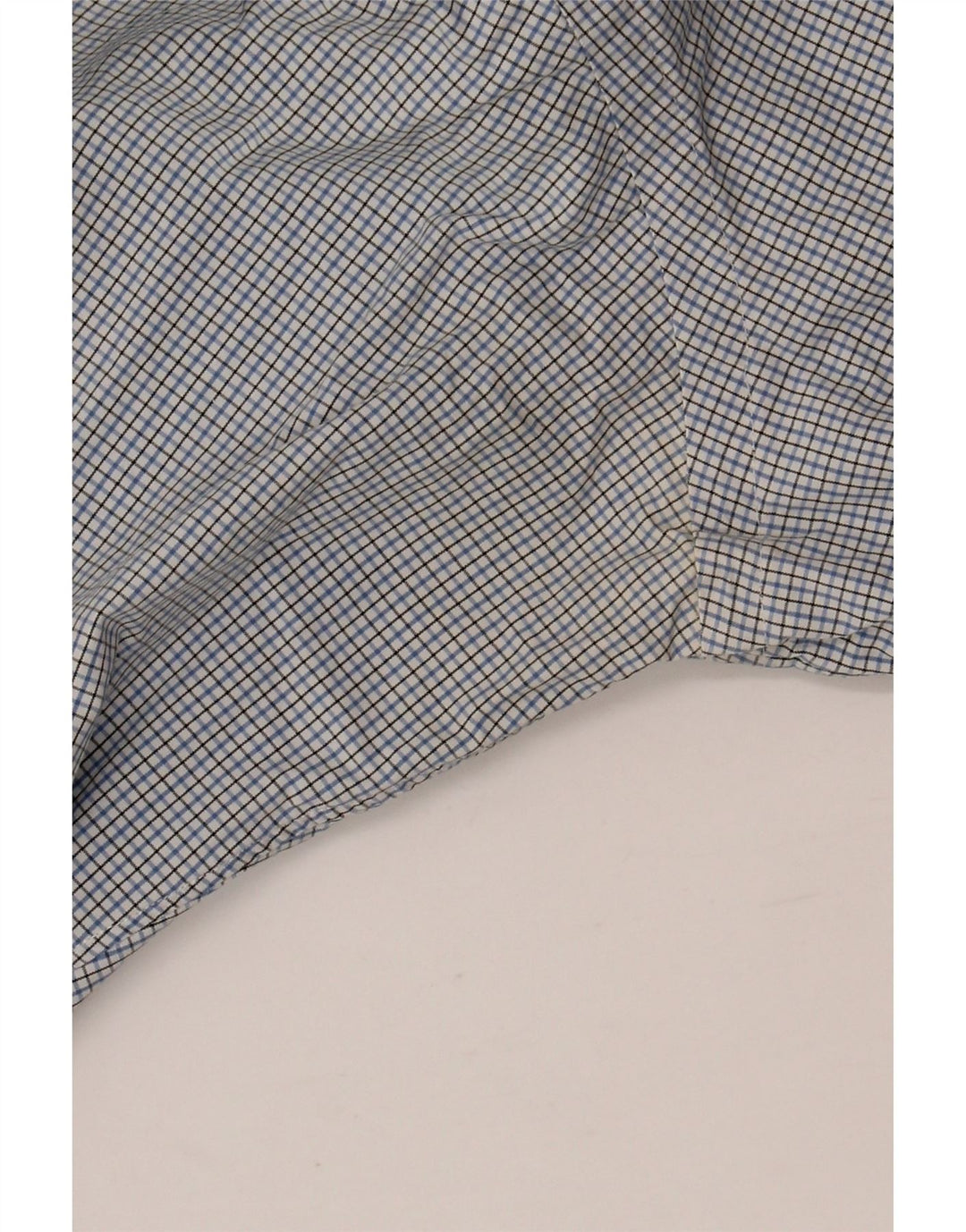 RALPH LAUREN Herreskjorte str. 15 1/2 Medium Blue Gingham Cotton