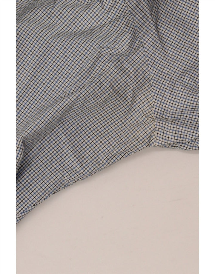 RALPH LAUREN Herreskjorte str. 15 1/2 Medium Blue Gingham Cotton