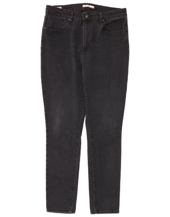 LEVI'S Dame 721 Skinny Jeans W33 L30 Grå Bomuld