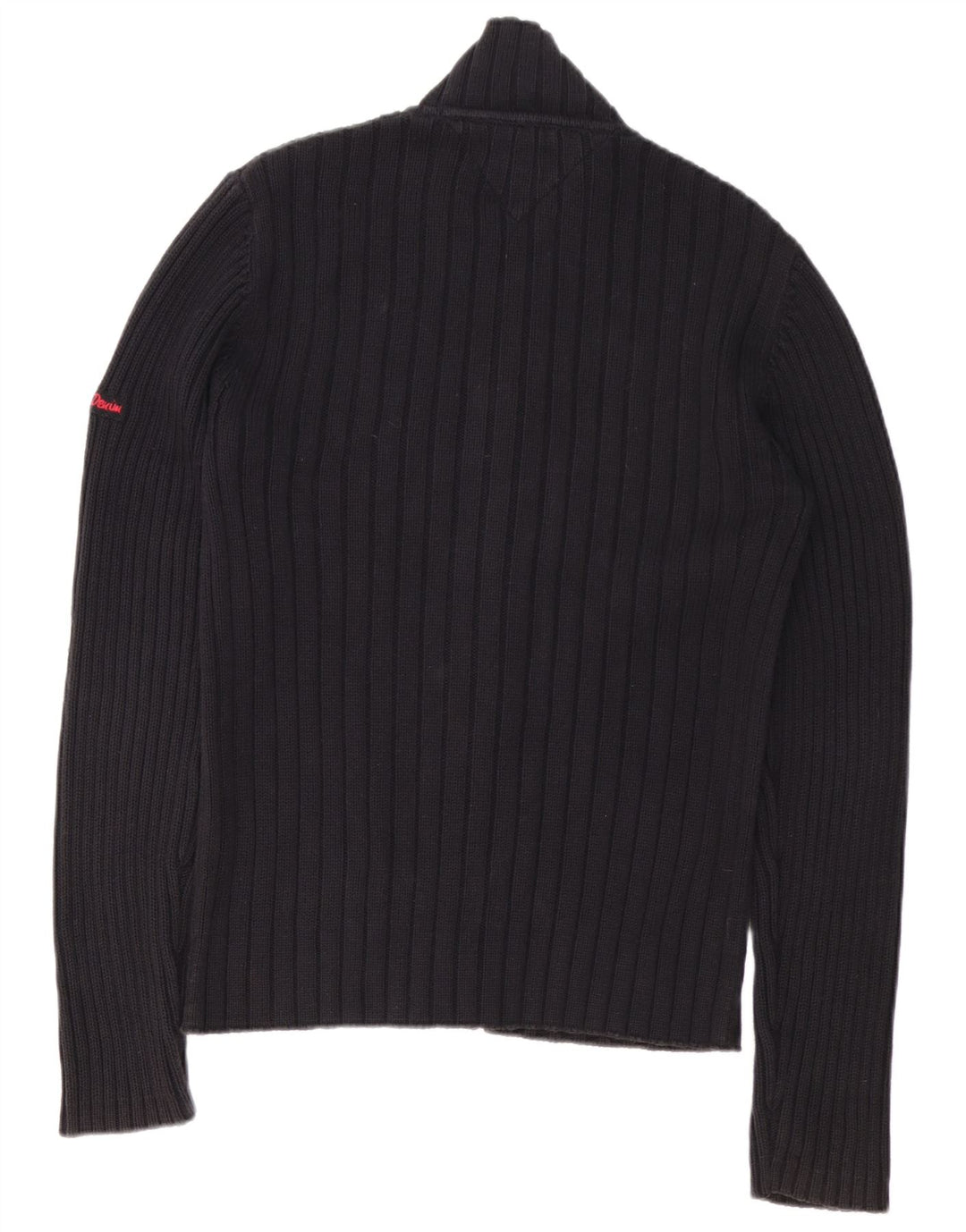 Tommy Hilfiger Herre Cardigan Sweater XL Sort Bomuld